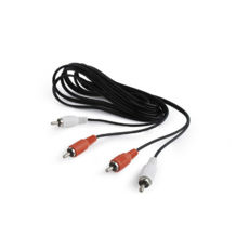 ������ �������� 2xRCA ����/2xRCA ���� - 10� Cablexpert CCA-2R2R-10M  2 RCA-2RCA