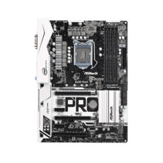 . ASRock 1151 B250 Pro4  DDR4, 64GB, 2x PCI-E 3.0 x16, 3 x PCIe 3.0 x1, PCI, 1 x M.2, 1 x TPM, 1 x Ultra M.2, 6 x SATA III, 1- USB 3.0, 2- USB 3.0