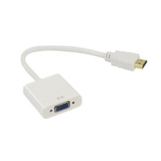 - STLab U-990 HDMI male (PC/laptop) - VGA F(Monitor), white/