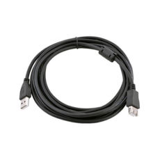 Кабель-подовжувач USB 2.0 - 1.8 м PATRON + ФЕРРИТ (PN-AMAF-18F) BLACK