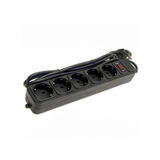 Мережевий фільтр 3,0 м Patron, SP-53-USB, 5 розеток, 2 x USB 2.0 2.1A черный