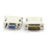 Перехідник DVI-VGA (DVI24 + 5M/HDB15F) 06026 PATRON