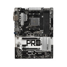. ASRock AM4 AB350 Pro4, B350, 4DDR4, CrossFire,VGA/DVI/HDMI, 2xM.2, 2xPCI-E 16x , 4xPCI-E 1x, RTL8111GR, 8xUSB3.1/6xUSB2.0, 6xSATA3,  ATX