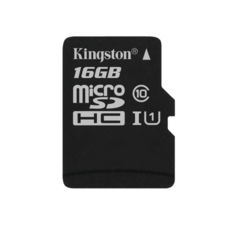  ' 16 Gb microSD Kingston UHS-I Canvas Select (R-80MB/s) (SDCS/16GBSP) ( )
