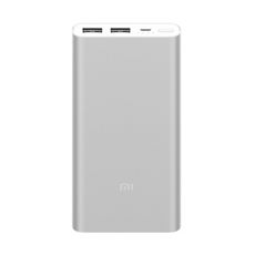   (Power Bank) Xiaomi Mi Power 2i 10000 mAh Silver (2.1A,2USB) (VXN4228CN)