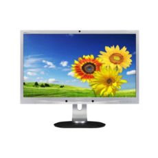  24"  Philips  241P4Q FullHD 1920 x 1080 MVA WLED 16:9 VGA + DVI + DP + AUX + WEB CAM Black - Silver ..