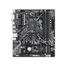 . AM4 Gigabyte B450M DS3H V2, B450, 4DDR4, CrossFire, DVI/HDMI, 4xSATA3, 1xM.2, 2xPCI-E 16x, 1xPCI-E 1x, ALC887, 6xUSB3.1/8xUSB2.0,  mATX 