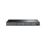 Коммутатор TP-LINK T1500-28PCT (TL-SL2428P) 24xFE/PoE 180W, 4x1GE, JetStream