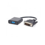 Адаптер-перетворювач DVI-D dual link(male) -VGA(female), довжина кабеля 20 см Cablexpert (A-DVID-VGAF-01)
