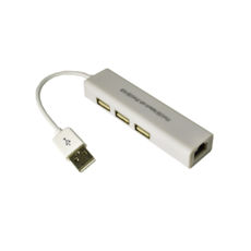 - 2.0 Dynamode - RJ45 10/100 /, 3*USB 2.0-, Win/Mac OS X,  (USB2.0-RJ45-HUB3)