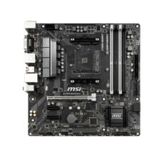 . MSI AM4 MSI B450M BAZOOKA V2 Socket AM4 (AMD B450, 2lDDR4, 1xPCIEx16 3.0, 2xPCIEx1 3.0,4xSATA III, 1xSocket M2, RAID, 8CH, 2xUSB2.0, 6xUSB3.1 TypeA, GBLAN, DVI, HDMI, 3xAudio) microATX