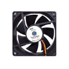  80 mm Cooling Baby 8025 PWM 80x80x25 HB,12,0,30 17.6-31.3,500100--230010%/,4-pin   