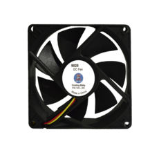  90 mm Cooling Baby 9025 PWM 90x90x25 HB, 12, 0,30 17.6-31.3, 500100--210010%/, 4-pin PWM   