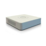 Видеорегистратор IP Hikvision DS-7104NI-Q1/4P (4-х канальный IP видеорегистратор, H265+. Битрейт вход. 40/ исх. 40 Мбит/с. Запись/отображение камер до 4Mп. 1 аудио вх/вых (линейный). HDMI и VGA выходы с разрешением до 1920x1080. 2ХUSB. 1 SATA до 6 TВ. Синхронное воспроизведение из архива 1-кан.4 MP, 2-кан. 1080p )