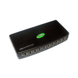 Хаб-ЮСБ 2.0 STLab U-500, 10 ports, з блок живлення на 4А, чорний