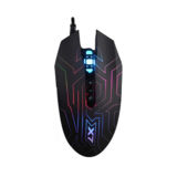 Миша A4Tech X77 (Black) Oscar Neon Maze, Optical 2400 CPI, USB