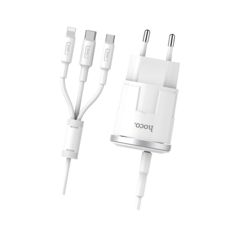  i USB 220 Hoco C38A Thunder (EU) (2USB, 2.4A) white