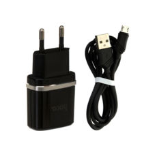  - USB 220 Hoco C11  Micro USB (1USB, 1) black