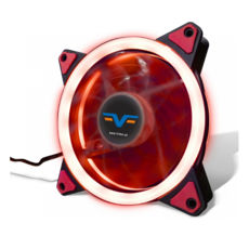  120 mm Frime Iris LED Fan Double Ring Red (FLF-HB120RDR), 120x120x25mm