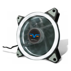  120 mm Frime Iris LED Fan Double Ring White (FLF-HB120WDR), 120x120x25mm