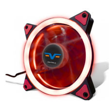  120 mm Frime Iris LED Fan Single Ring Red (FLF-HB120RSR), 120x120x25mm