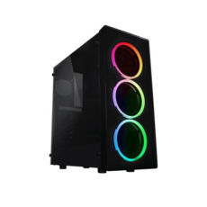  RAIDMAX NEON ARGB G21FWB RGB  Middletower  , ATX/mATX/mITX,2*2.5"(SSD); 2*3.5"(HDD