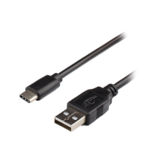 Кабель Type-C/Type-C - 0.8 м Atcom чорний, Type-C (male)/ Type-C(male) (12113)