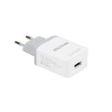 Зарядний пристрій USB 220В Maxxter UQC-22A 1 USB (швидка зарядка Qualcomm) 5V/3A-9V/2A-12V/1.5A