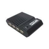 Хаб-юсб 3.0 STLab U-181, 4 порта USB 2.0 с блоком питания чёрный