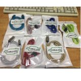 Кабель USB 2.0 Lightning - 1.0 м CABLE-HQ PREMIUM, 5/5S/6, оплетка, Purpul, пакет.