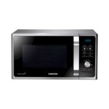 Микроволновая печь Samsung MS23F302TAS/UA, 23л, 800Вт, тактовая, внутреннее покрытие био-керамика, дверца открывается за ручку, серебристый