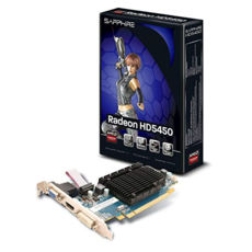  SAPPHIRE HD5450 1Gb DDR3 PCI-E passive, HDMI / DVI-D / VGA (11166-67-20G) 