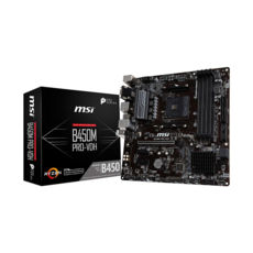 . MSI AM4 MSI B450M Pro-VDH  Plus AM4 B450, 4xDDR4, VGA/DVI-D/HDMI, 1xPCI-E 16x 3.0, 2xPCI-E 1x 2.0, 4xSATA3, 1xM.2,  ALC892, RTL8111H, 6xUSB3.1/8xUSB2.0,  mATX 