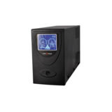ДБЖ LogicPower UL650VA, USB-порт, LCD-экран, 2 евророзетки, 5 ступ. AVR, 7.5Ач12В, металлический корпус, Черный цвет(390Вт)