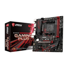 . MSI AM4 B450M Gaming Plus , AMD B450, 2DDR4 , 1xPCIEx16, 2xPCIEx1 , 4xSATA III, 1x M2, 8CH, 2xUSB2.0, 4xUSB3.1 TypeA+TypeC, GBLAN, DVI, HDMI, 3xAudio 