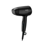 Фен PHILIPS EssentialCare BHC010/10, 1200Вт, 2 скорости, режим "холодный воздух", складная ручка, черный