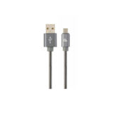 Кабель USB 2.0 Micro - 1.0 м Cablexpert CC-USB2S-AMmBM-1M-BG, премиум, 2.1А