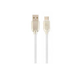 Кабель USB 2.0 Type-C - 1.0 м Cablexpert CC-USB2R-AMCM-1M-W, A-папа/C-папа, 1 м, преміум, 2.1А