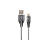Кабель USB 2.0 Micro - 1.0 м Cablexpert CC-USB2B-AMmBM-1M-WB2, премиум, 2.1А