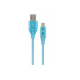 Кабель USB 2.0 Micro - 1.0 м Cablexpert CC-USB2B-AMmBM-1M-VW, премиум, 2.1А