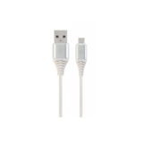 Кабель USB 2.0 Micro - 1.0 м Cablexpert CC-USB2B-AMmBM-1M-BW2, премиум, 2.1А