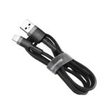 Кабель USB 2.0 Micro - 2.0 м Baseus cafule Cable USB 1.5A Gray+Black CAMKLF-CG1