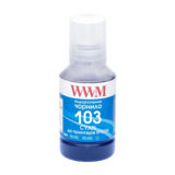 Чернила WWM EPSON L3100/3110/3150 140г Cyan (E103C)