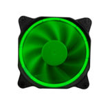 Вентилятор 120 mm 1stPlayer Firering Green; 120х120х25мм, 3-pin+4-pin