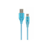 Кабель USB 2.0 Type-C - 1.0 м Cablexpert CC-USB2B-AMCM-1M-VW, преміум, 2.1А