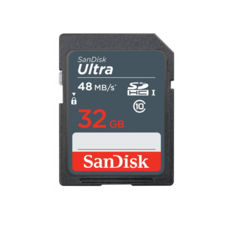  ' 32 GB SanDisk Ultra SDHC Class10 (SDSDUNB-032G-GN3IN) 