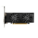 Видеокарта MSI GeForce GTX 1650 4GT, GTX1650/OC/4Gb/DDR5/128-bit/DVI/HDMI/DP, 1740/8000MHz (GeForce GTX 1650 4GT LP OC)