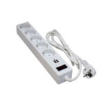 Мережевий фільтр 1,8 м Patron, + 2 x USB 2.0 2.1A WHITE 1.8 м SP-52-USB-W