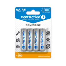  R6 everActive EVHRL6-2000, 2000mAh, LSD Ni-MH,  4