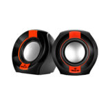 Акустична система 2.0 REAL-EL S-50 (black-red) 2*3W speaker, mini-jack 3,5/USB
